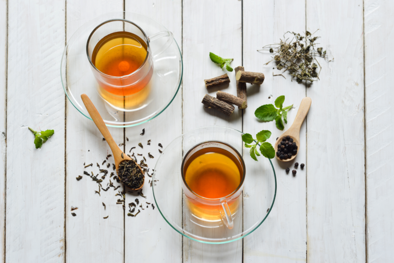 Good Morning Green Tea with Tulsi