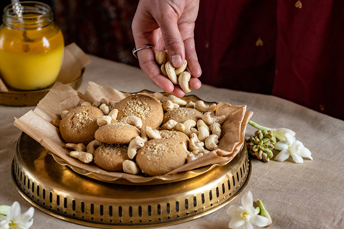 Healthy Cashewnut Cookies: Swap Junk Snacks with Ayurveda-Made Treats