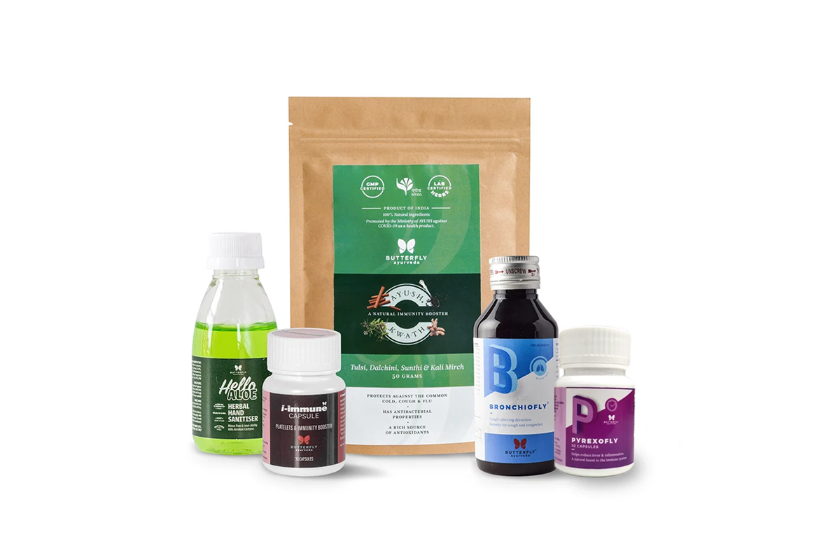 Want Convenient Access to Ayurvedic Medicines Online? Try Butterfly Ayurveda's Immunity Kit Today!