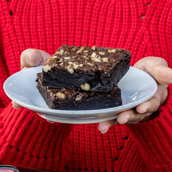 Walnut Brownie Cake