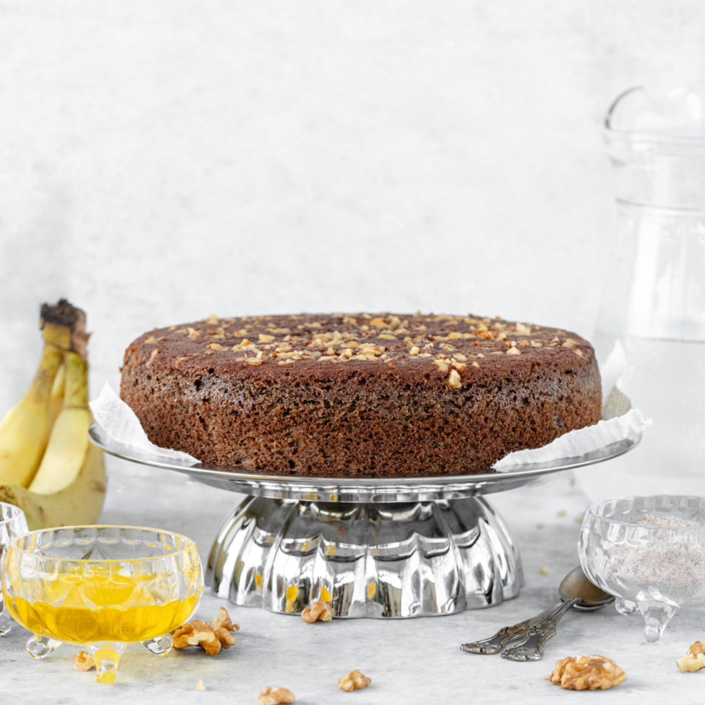 Gluten-Free Breakfast Banana Walnut Cake