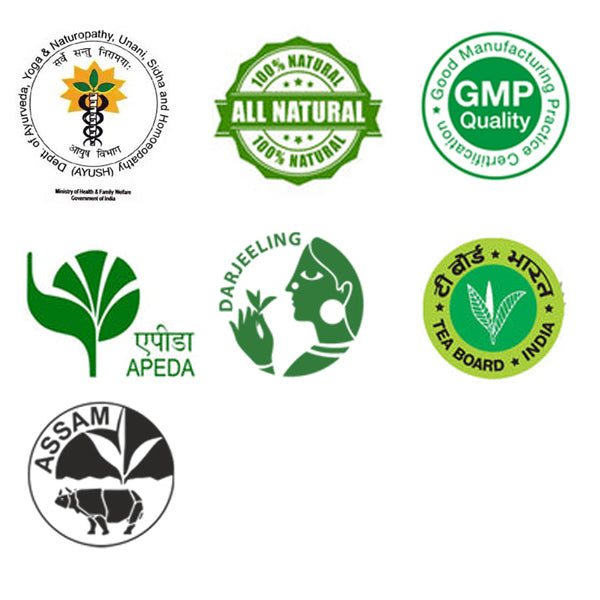 GMP Certified, 100% Natural, Certifications BA